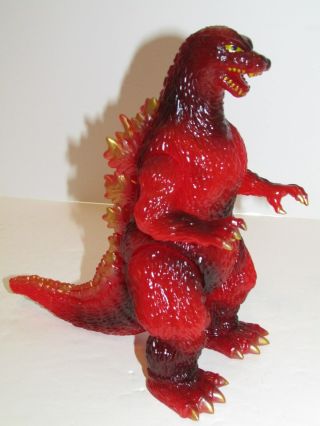 2004 Marmit 1989 Godzilla 9 " Figure Trans Red & Black Fest Exclusive