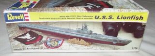 Revell U.  S.  S.  Lionfish WWII US Navy Submarine Model Kit 5228 Bag 3