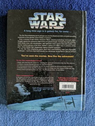 Star Wars - The Roleplaying Game - West End Games 40120 RPG HC Second Edition 2