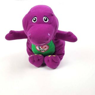 Barney Singing Plush " I Love You " Song Lyons 2011 Stuffed Animal Toy 9 "