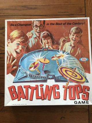 Vintage 1968 Ideal Battling Tops Game Classic