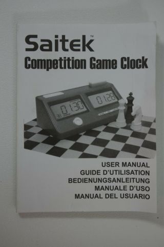 Saitek Mephisto Competition Chess Game LCD Timer Clock by Mad Catz 7