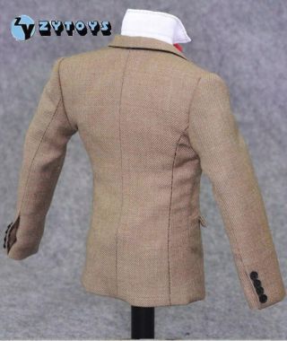 1/6 Scale KHAKI Color Suit Full set w/ Tie and Bow Tie for 12 