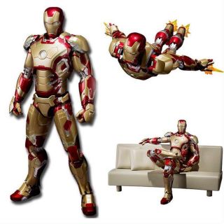 Shfiguarts Iron Man Mark 42 With Sofa Pvc Action Figure Collectible Models Toys
