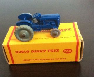Dublo Dinky Toys No.  69 Massey - Harris - Ferguson Tractor Vintage
