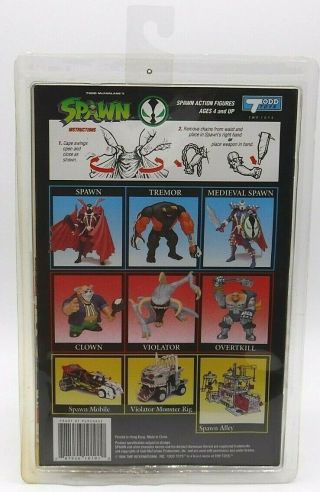 1994 Spawn Poseable Action Figure Plus Special Edition Comic Book w/ Box Damage 2