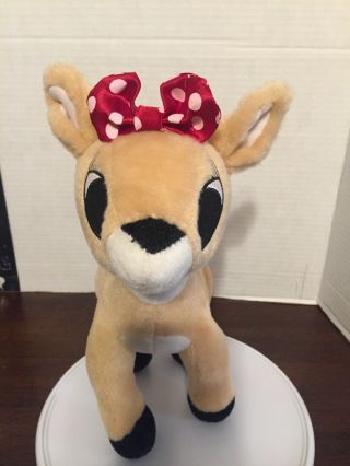 Rudolph the Red Nosed Reindeer Clarice 10 “ Plush Stuffed Animal Toy Factory 5
