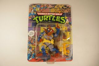 1990 Wingnut & Screwloose Teenage Mutant Ninja Turtles Tmnt Figure Moc