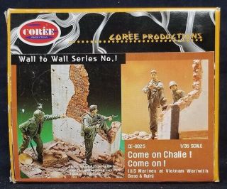 $9.  99 Nr Blowout Coree 0025 1/35 Resin Us Marines Vietnam War Come On Charlie