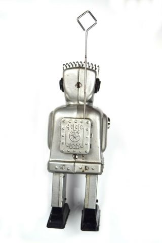 1954 Circa Nomura Zoomer the Robot Japanese Toy (Silver) 2