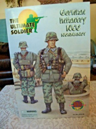 2000 The Ultimate Soldier German Infantry Nco Normandy Figure
