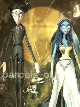 Mcfarlane Corpse Bride Victor Emily Action Figures Movie 2 Pack Box Set