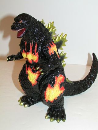 2010 Marmit 1995 Burning Godzilla Large 9 " Figure Black
