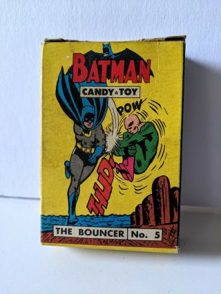 Vintage 1966 Batman Phoenix Candy Toy Box 5 - The Bouncer - Dc Comics