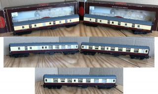 Five Cars - Hornby Mk1 " Oo " Scale Passenger Cars