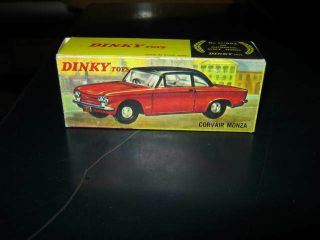 Vintage Dinky Toys Chevrolet Corvair Monza No.  57/002 Box Only