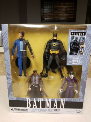 Dc Direct Legends Of The Dark Knight Box Set Batman Gordon Joker Twoface Mib