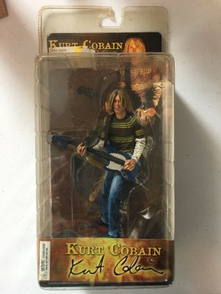 Nirvana Kurt Cobain Music Action Figure Smells Like Teen Spirit Neca Rare