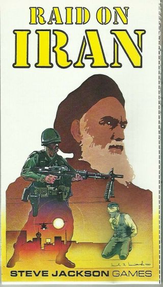 Raid On Iran Game By Steve Jackson Games 1980 Unpunched Unplayed