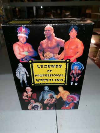 CHIEF JAY STRONGBOW BLACK TRUNKS LEGENDS of Professional Wrestling Action Figure 2