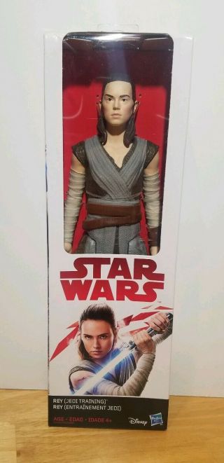 Star Wars The Last Jedi Rey Jedi Training 12 Inch Action Figure Doll Nib 2017