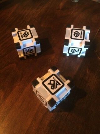 Set Of 3 Cozmo Cosmo Robot Replacement Cubes