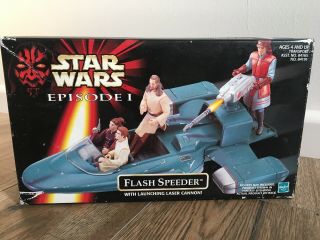 Star Wars 1998 Ep 1 Flash Speeder With Launching Cannon