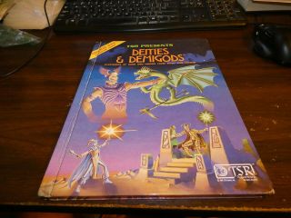 Tsr Ad&d: 1st Edition: Deities & Demigods: 128 Pages