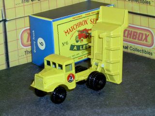 Matchbox Lesney Euclid Quarry Truck 6 B2 Bpw D - R Bif Rivet Sc3 V/nm Crafted Box