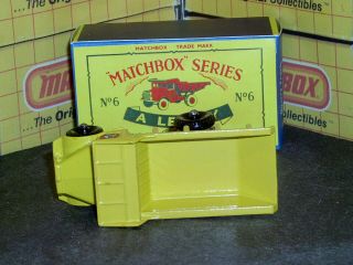 Matchbox Lesney Euclid Quarry Truck 6 b2 BPW D - R bif rivet SC3 V/NM crafted box 7