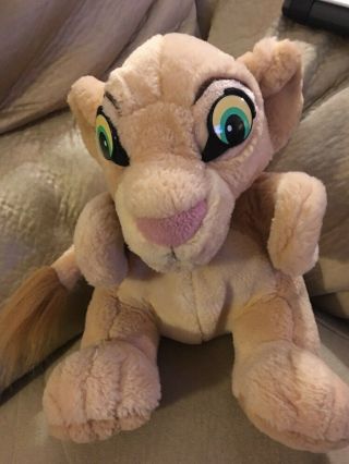 Lion King Walt Disney Applause Nala Lion Hand Puppet 8 " Plush Stuffed Animal Euc