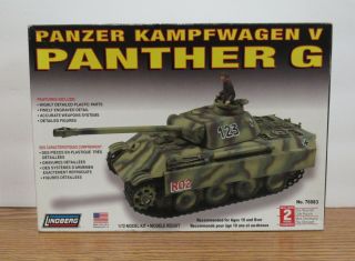 Complete Lindberg 1:72 Scale Panzer Kampfwagen V Panther G 76083
