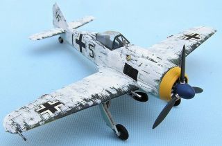 Focke Wulf Fw - 190f - 8,  Luftwaffe,  1944/45,  Scale 1/72,  Hand - Made Plastic Model