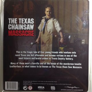 NECA Texas Chainsaw Massacre movie Leatherface retro clothed action figure NIP 2