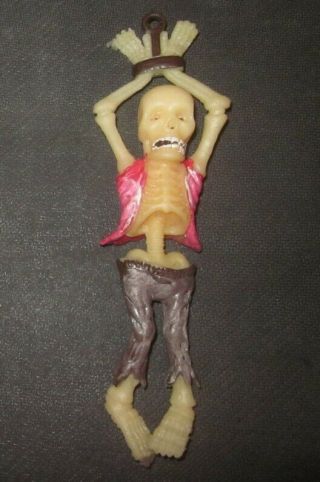 Rubber Jiggler Brabo 1960s/1970s Spooky Kooky Skeleton Forgotten Prisoner