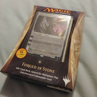 Mtg Magic The Gathering Forged In Stone Commander Deck 2014