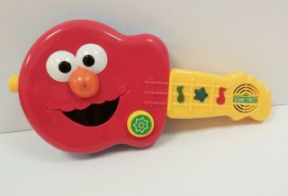 Sesame Street Elmo & Cookie Monster Play Musical Lights Guitar Singing Kids Toy