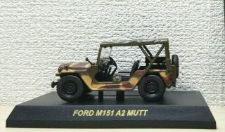1/64 Kyosho Ford M151 A2 Mutt Military Army Jeep Diecast Car Model