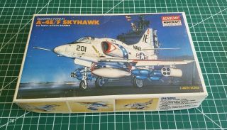 Academy 1/48 A - 4e/f Skyhawk Navy Attack Aircraft - Optional Of Two Variants