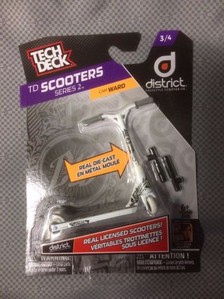 Teck Deck Scooter Series 2 District 3/4 Td Rare Cam Ward