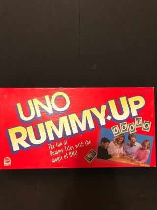 Vintage 1993 Uno Rummy Up 100 Complete Mattel Games 1993 Rummyup Euc