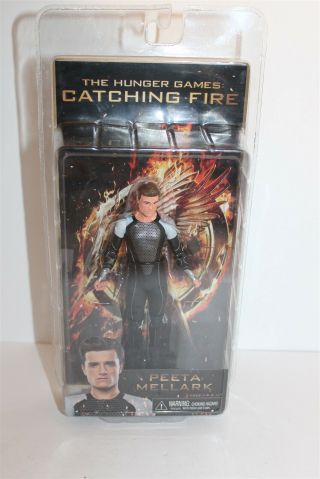 The Hunger Games Catching Fire Peeta Mellark Action Figure 6 1/2 " 2013 Neca