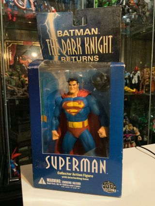 Dc Direct The Dark Knight Returns Batman And Superman Action Figures