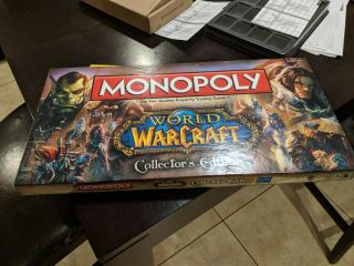 Monopoly Board Game World Of Warcraft Collector 