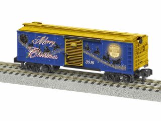 American Flyer 6 - 47974 S 2016 Christmas Boxcar Ln/box