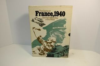 The Game Of France 1940 By Avalon Hill With,  Revised Counters