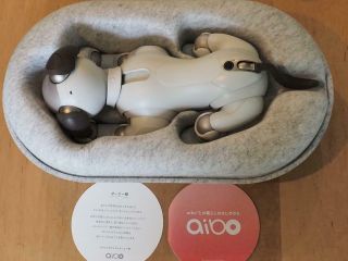 SONY AIBO ERS - 1000 Entertainment Robot Dog Ivory White Model 2