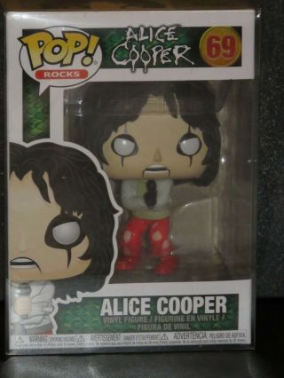 Alice Cooper Straight Jacket Pop Funko 69,  Pop Protector