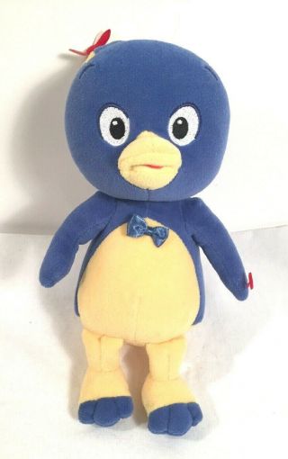 Ty 2004 Pablo Penguin The Backyardigans 8 " Plush Stuffed Animal Toy Doll Blue