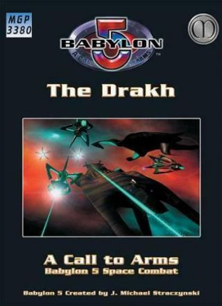 Mongoose Babylon 5 Call To Arms Drakh Mini Drakh Fleet Book,  The Sc Vg